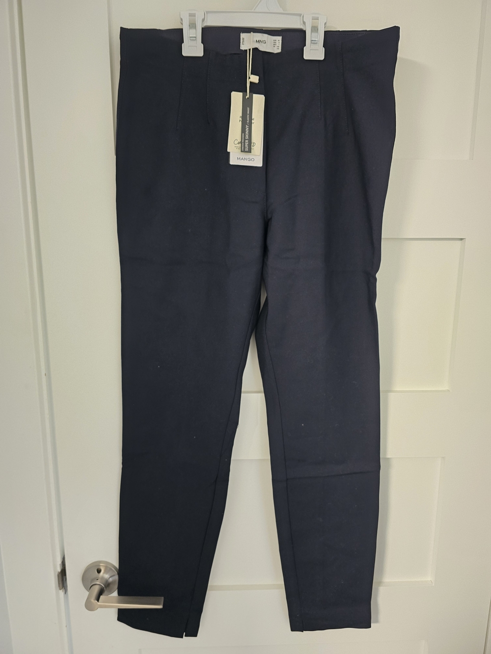 Mango Men’s Dark Navy Slim Chinos